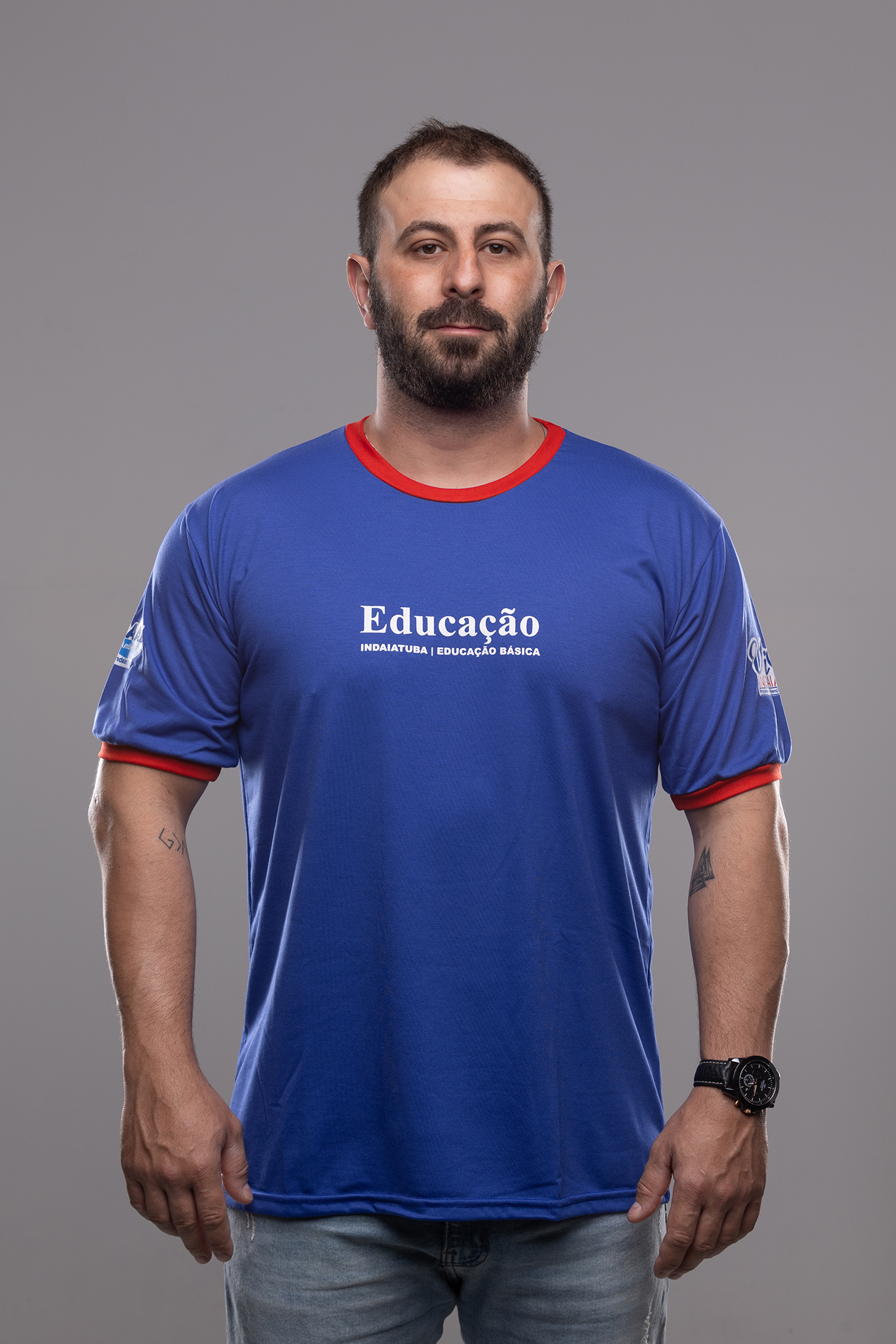 Camiseta Manga Curta Com Punhos